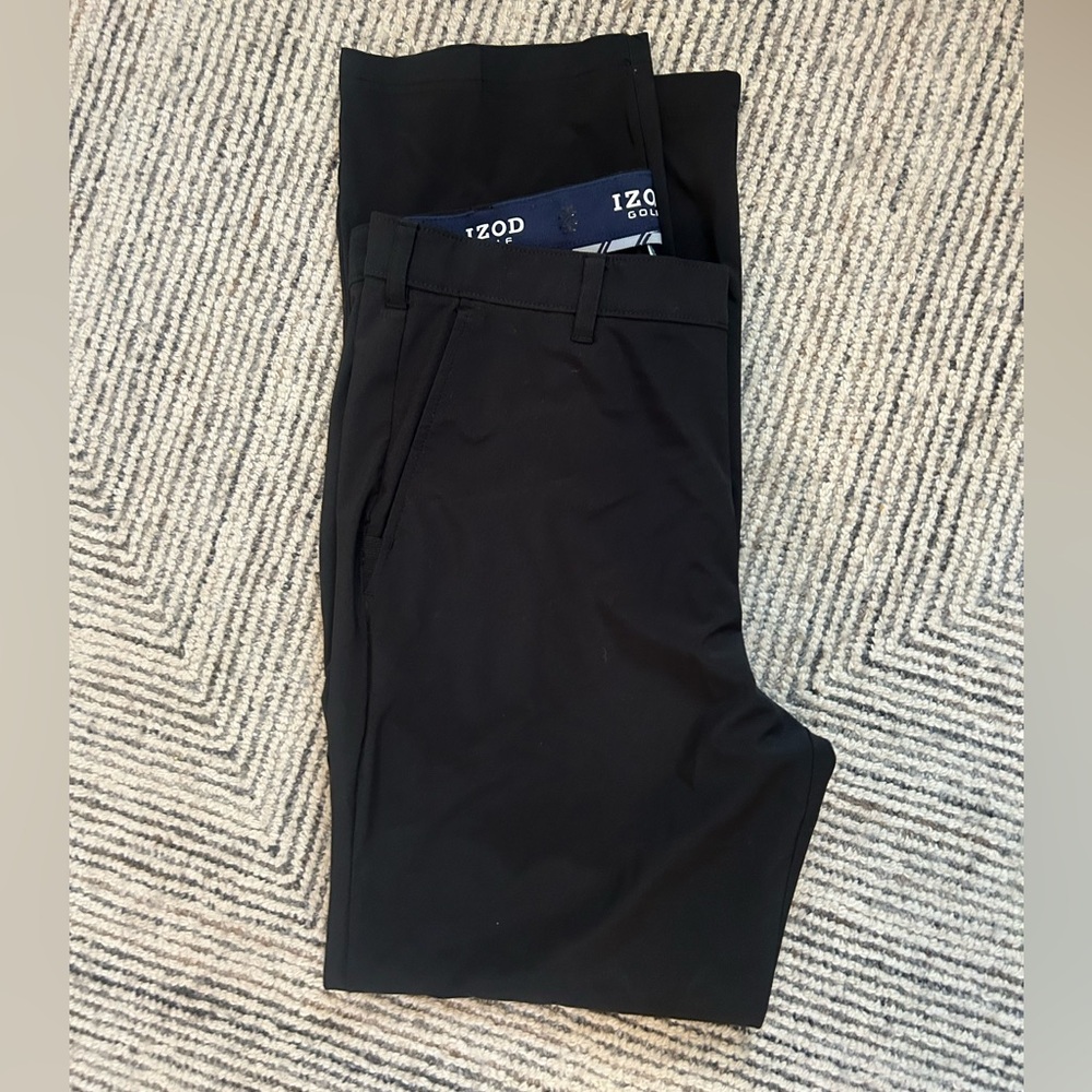Izod Golf 34 x 34 Black Men’s Stretch Chinos pants